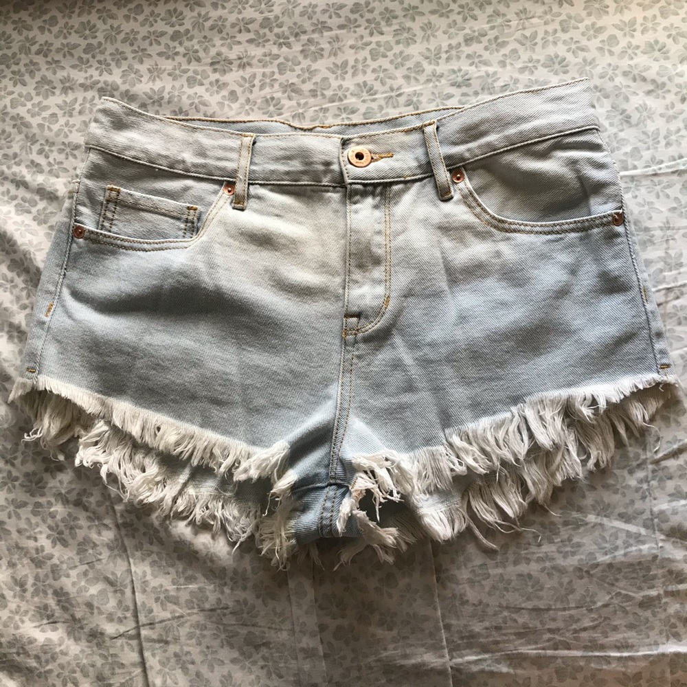 PacSun Ombré Denim Shorts